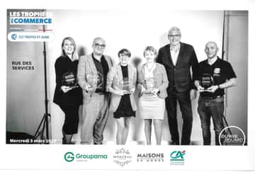 TROPHÉES DU COMMERCE DE L'AUBE organisés par la CCI Troyes.