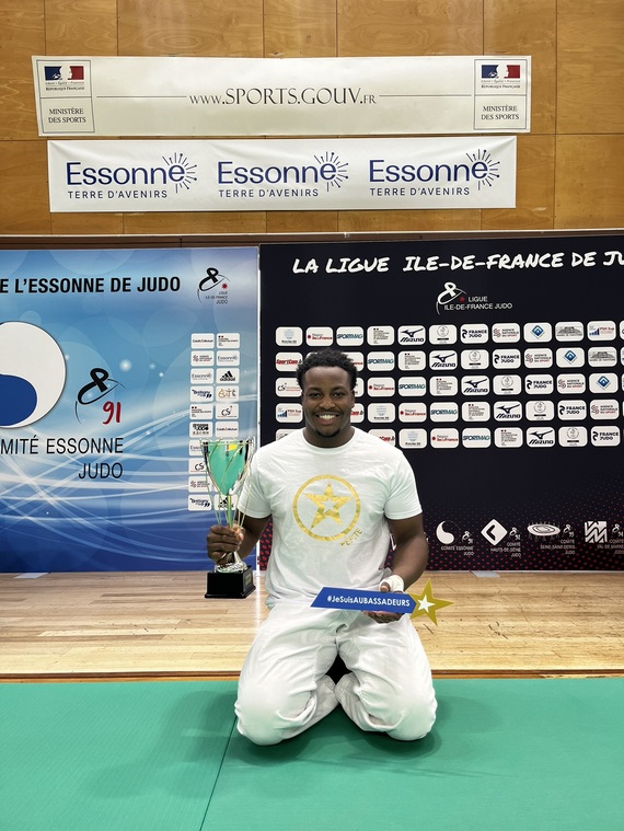 David Ali, champion d'Île de France de judo par équipe.