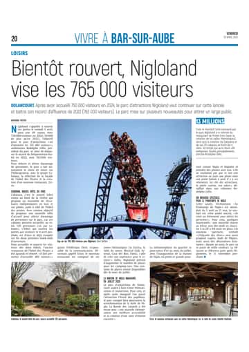Nigloland rouvre bientôt, voici les nouveautés 2025 du parc d’attractions