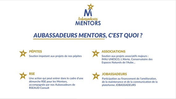 Nouvelle action MENTORS AUBASSADEURS.