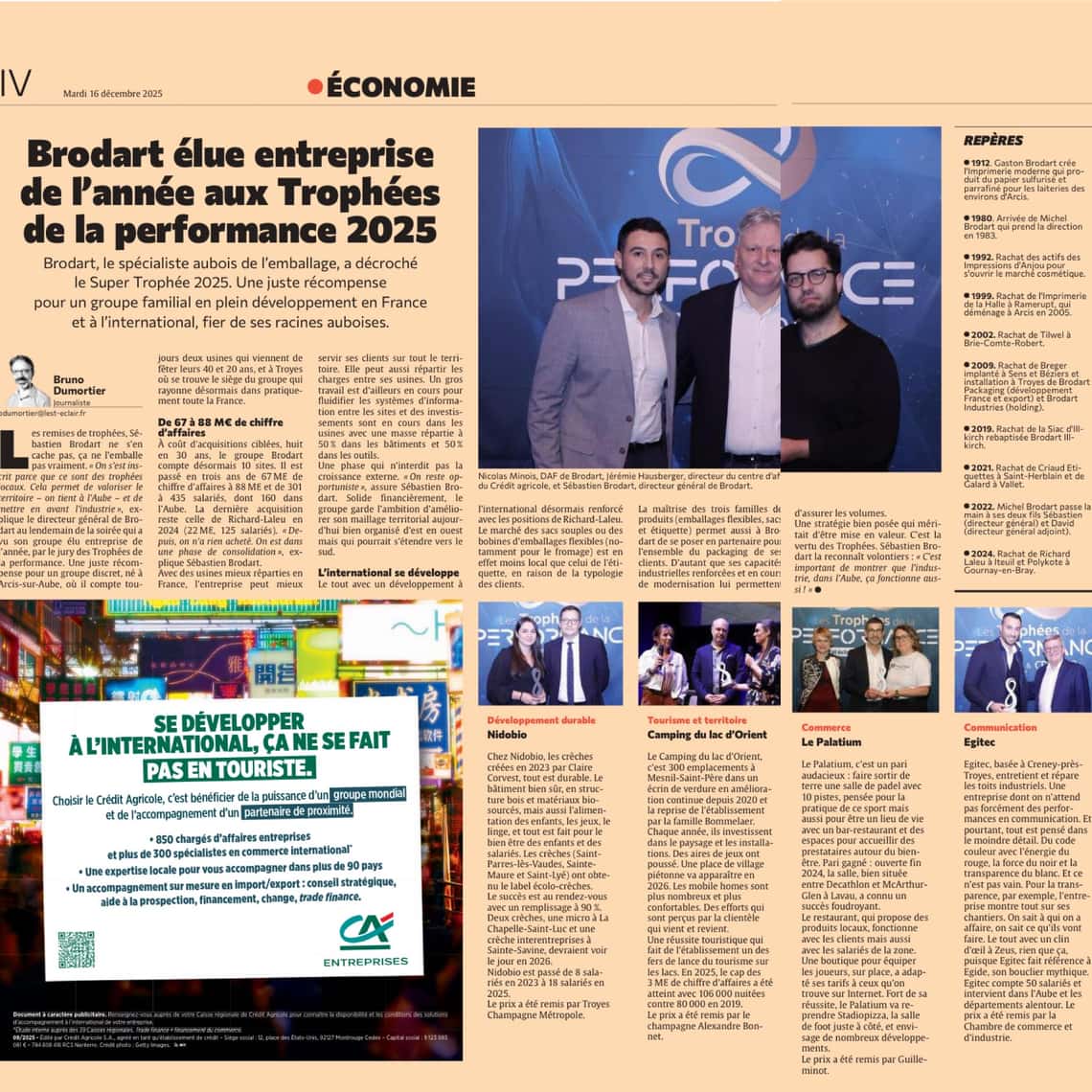 Dossier Trophées : de nombreux Aubassadeurs lauréats 2025.