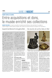 Entre acquisition et dons, le musée enrichit ses collections.