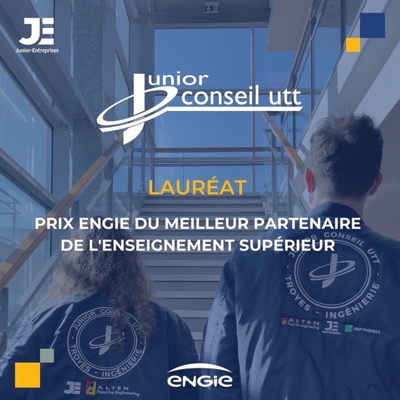 La Junior Entreprise de l'UTT lauréat du Prix Engie