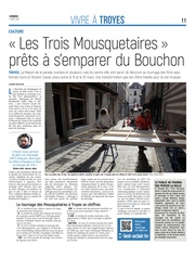 Les Trois Mousquetaires prêts à s'emparer du Bouchon.