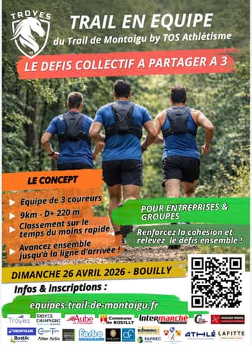 Trail de Montaigu en équipe