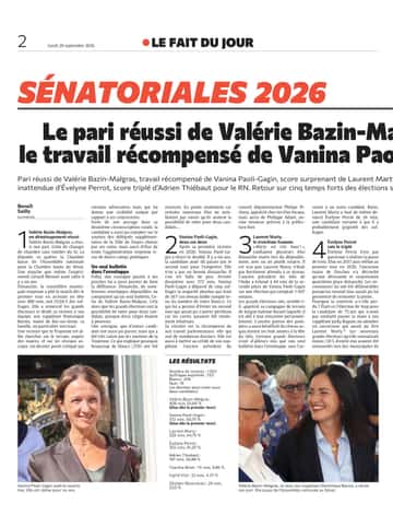 Le pari réussi de Valérie Bazin-Malgras le travail récompensé Vanina Paoli Gagin
