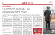 La première pierre du CIME est officiellement posée.