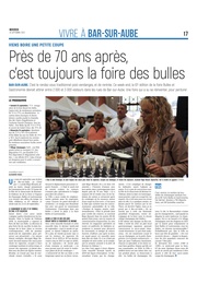Bar-sur-Aube: près de 70 ans après, c’est toujours la foire des bulles !