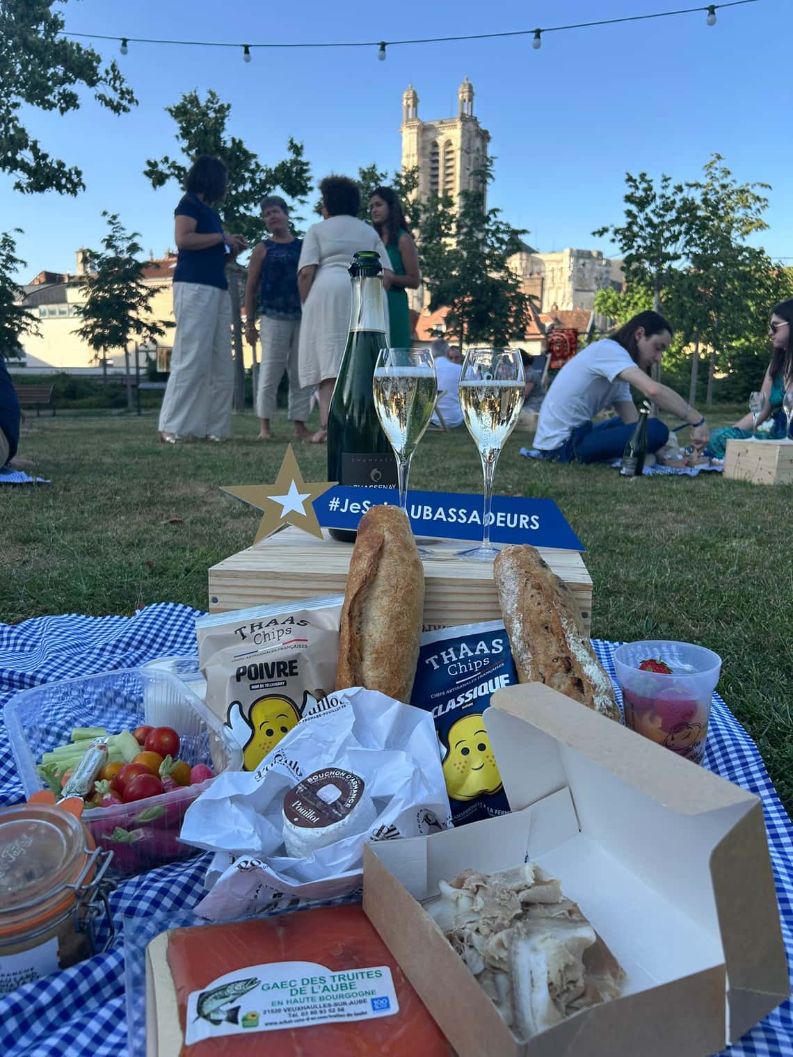 Les heures douces dans les jardins de la Cité du Vitrail à Troyes.