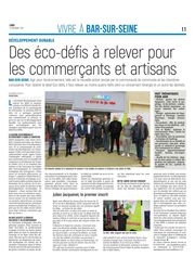 Des éco-défis à relever pour les commerçants et artisans du Barséquanais