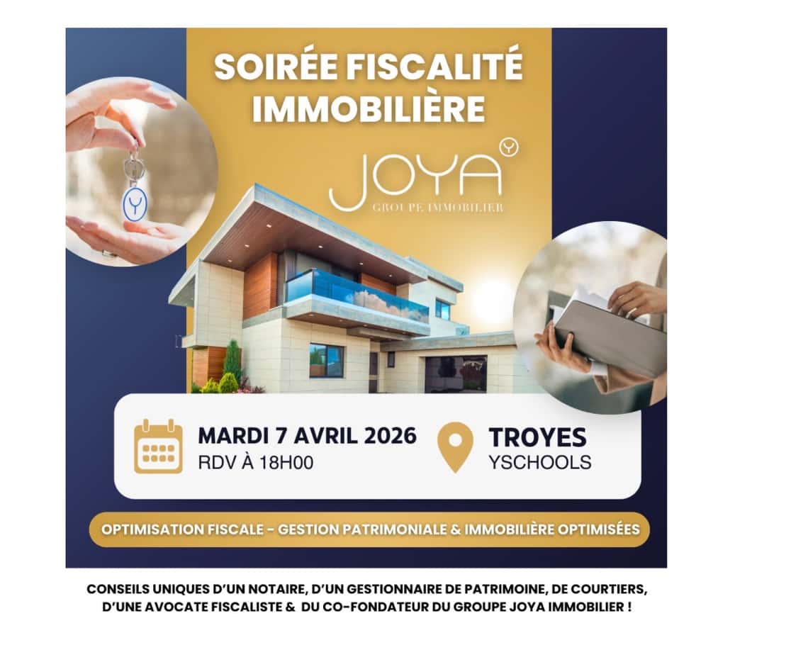 Soirée fiscalité immobilière by Joya