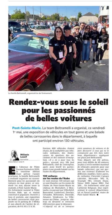 Rendez-vous sous le soleil pour les passionnés de belles voitures