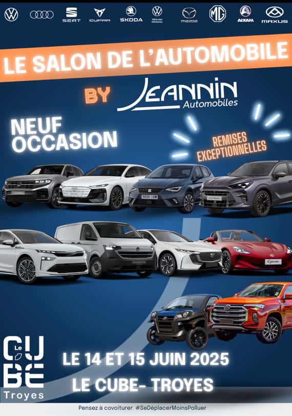 Jeannin Automobiles organise son salon au Cube