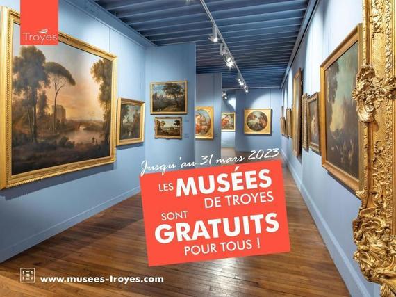 Les musées de Troyes sont gratuits pour tous !