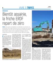 Bientôt assainie, la friche ERDF repart de zéro.