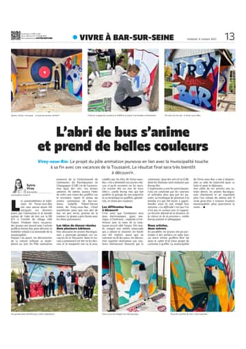 L’abri de bus de Virey-sous-Bar s’anime et prend de belles couleurs