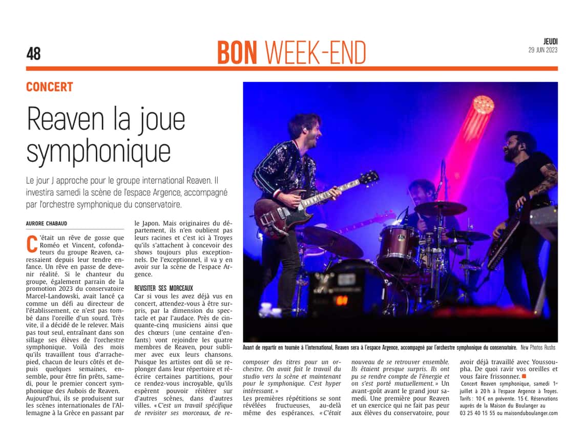 Reaven la joue symphonique !
