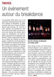 Un événement autour du breakdance ce week-end à Troyes