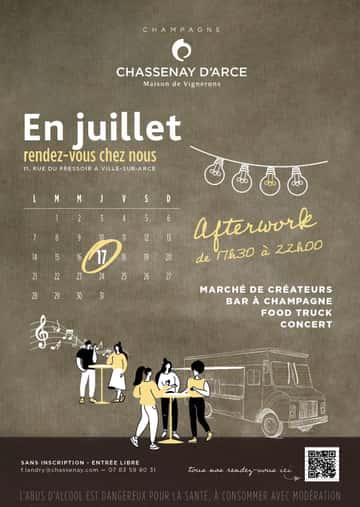 Afterwork ce jeudi chez nos Aubassadeurs de Chassenay d'Arce