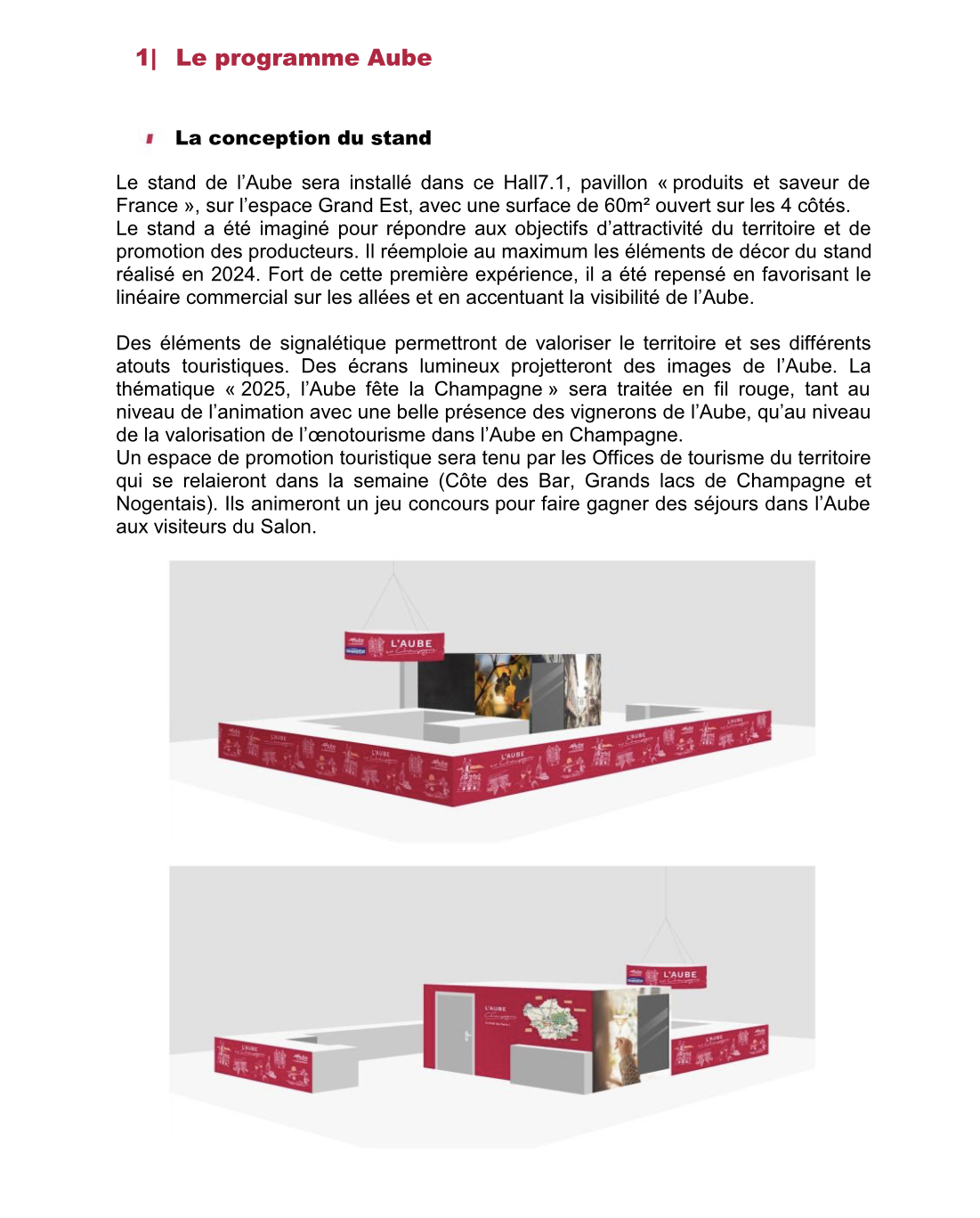 Découvre le magnifique stand Aube pour Salon de l'Agriculture de Paris