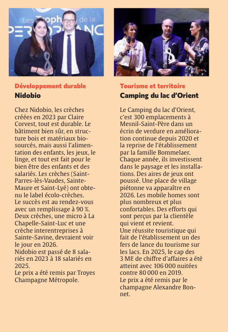 Dossier Trophées : de nombreux Aubassadeurs lauréats 2025.