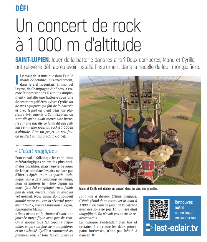 Un concert de rock à 1 000 m d’altitude
