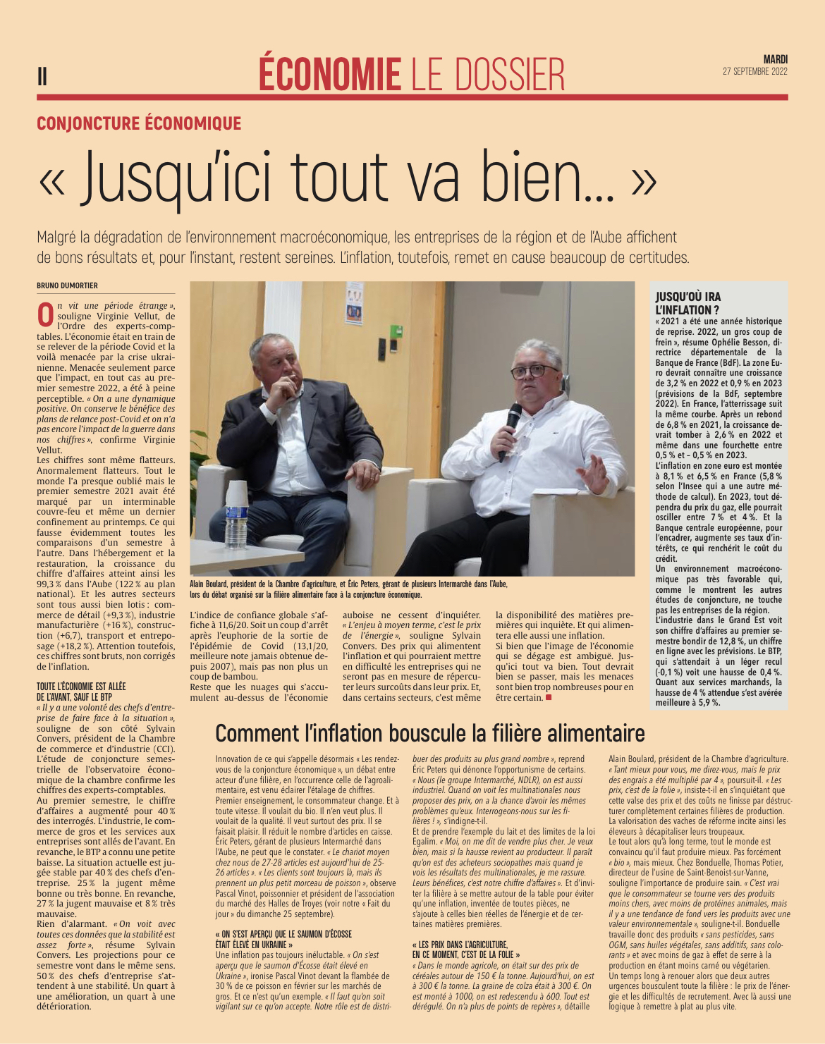 Jusqu'ici tout va bien ....