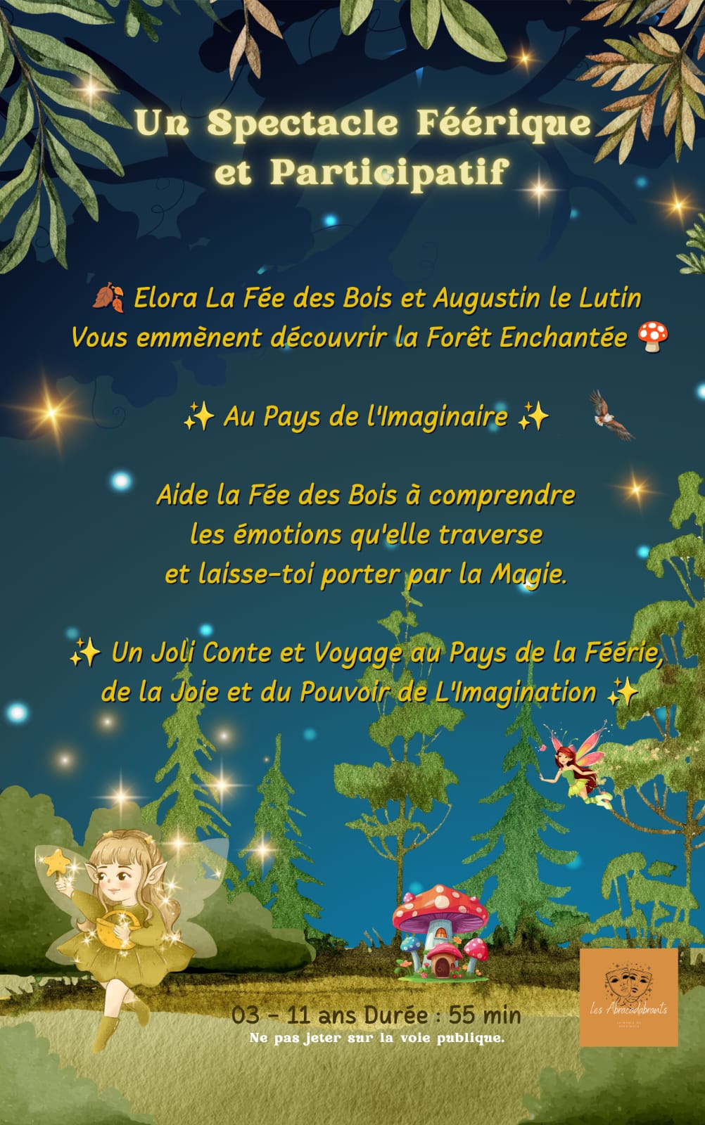La fée des bois et le pouvoir de l'imagination au Troyes Fois Plus à l'Ouest.