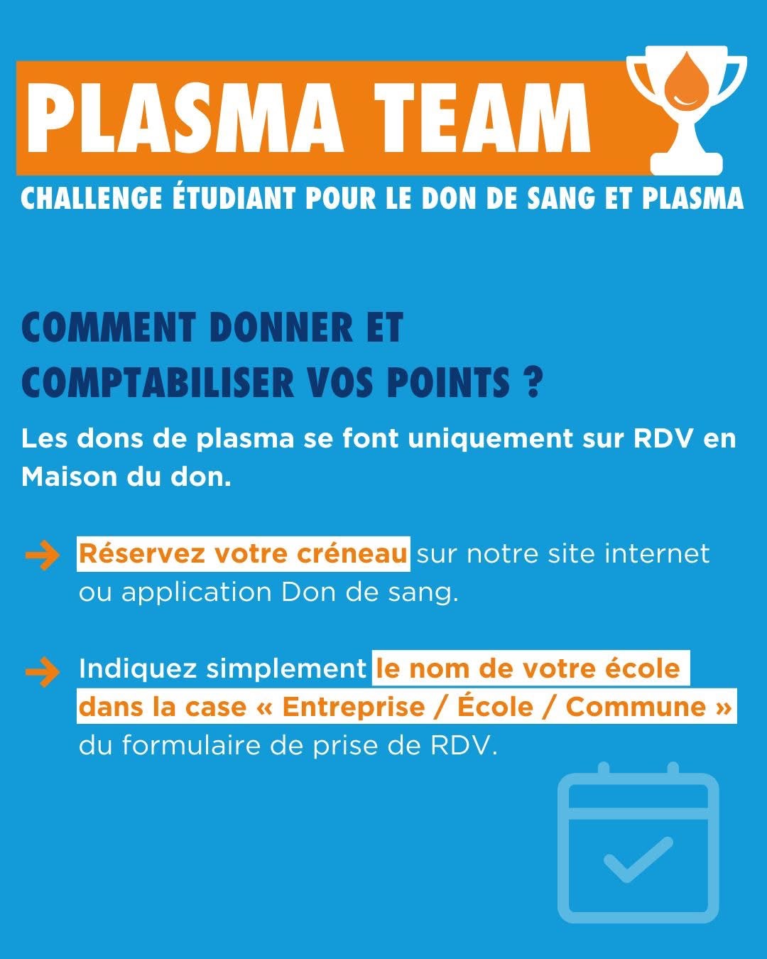 PLASMA TEAM de nos Aubassadeurs de l'Etablissement Français du Sang