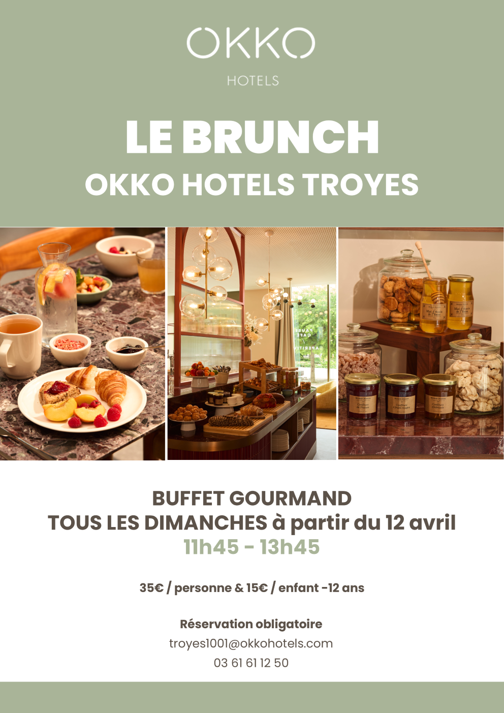 OKKO HOTELS Troyes Centre lance son nouveau brunch dominical