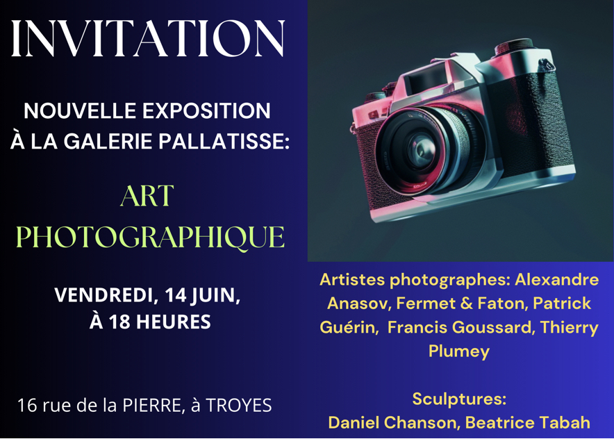 ART PHOTOGRAPHIQUE : la nouvelle exposition de la galerie Palatisse
