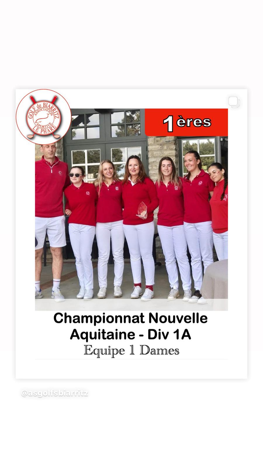 Romane Tresnard se distingue en ligue Aquitaine de golf