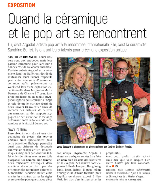 Quand la céramique et le pop art se rencontrent