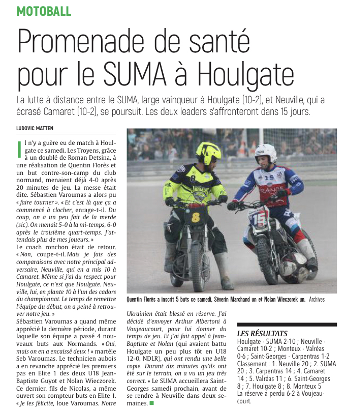 Promenade de santé pour le SUMA à Houlgate.