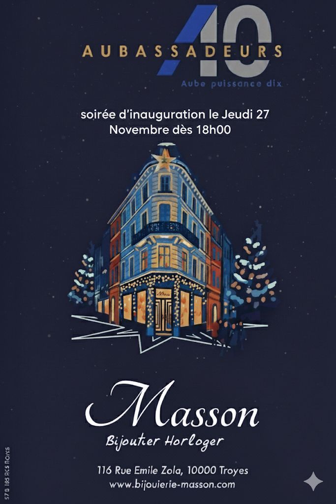 Inauguration Bijouterie Masson