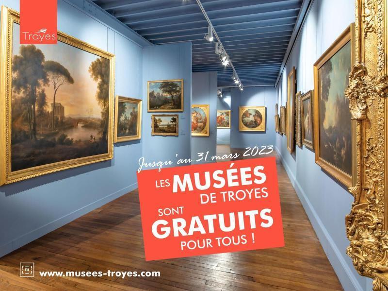 Les musées de Troyes sont gratuits pour tous !