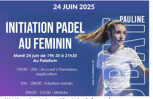 Initiation Padel au féminin (réservée aux Aubassadrices)