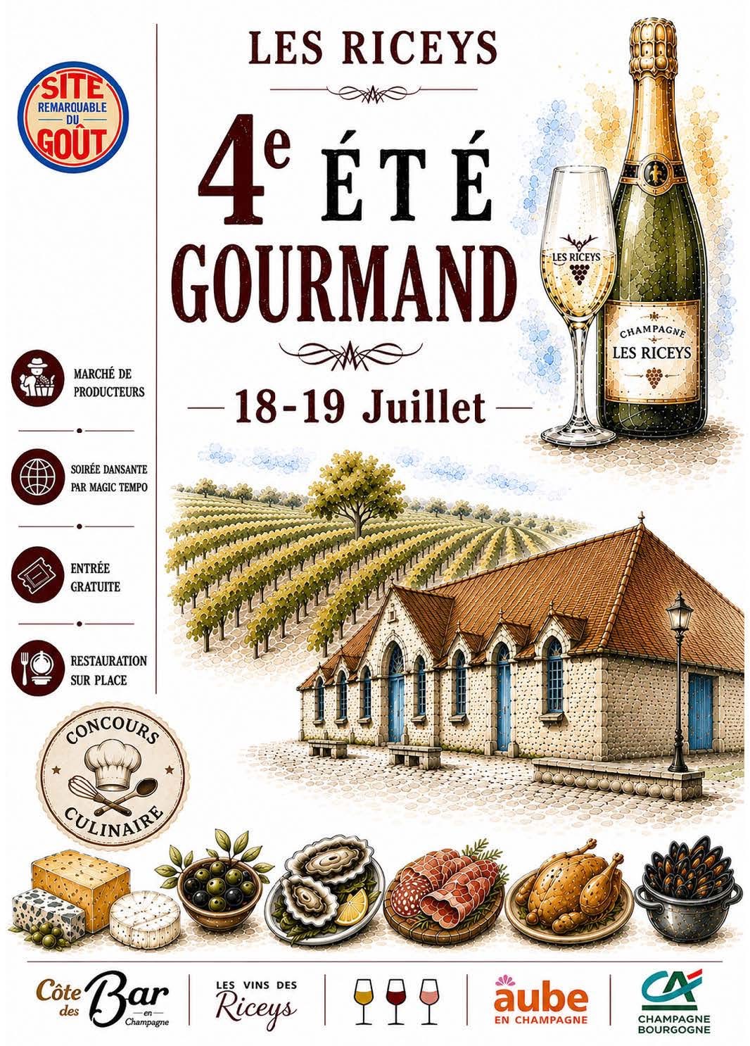 4ème été gourmand des Sites Remarquables du Goût Vin des Riceys