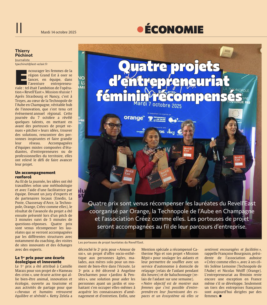 Qautre projets d'entrepreneuriat féminin récompensés