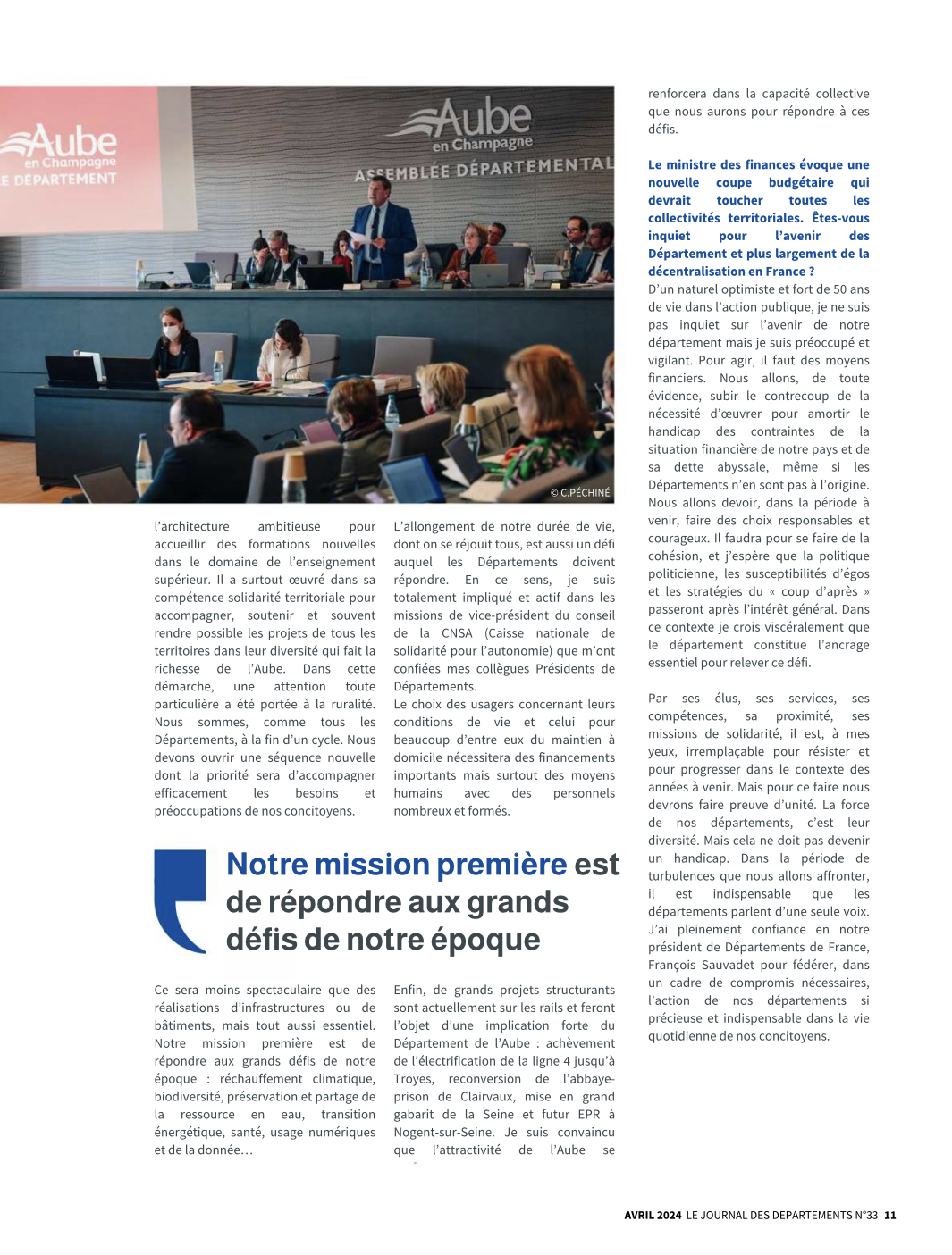 Le journal des départements