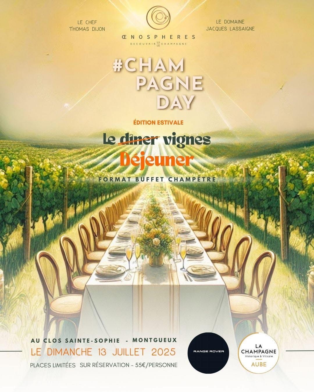 Nos Aubassadeurs d'Oenosphères propose (aussi ...) un déjeuner champêtre !