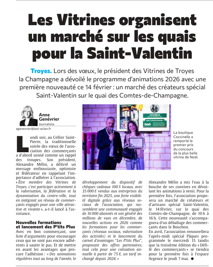 Les Vitrines organisent un marché de créateurs sur les quais à Troyes !