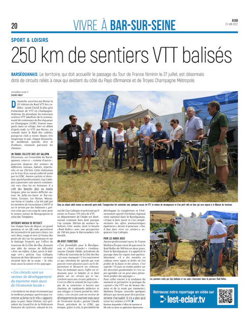 250 km de sentiers VTT balisés dans le Barséquanais