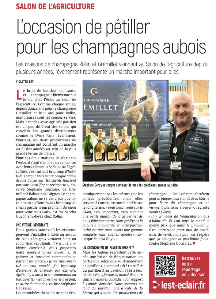 L’occasion de pétiller pour les champagnes aubois