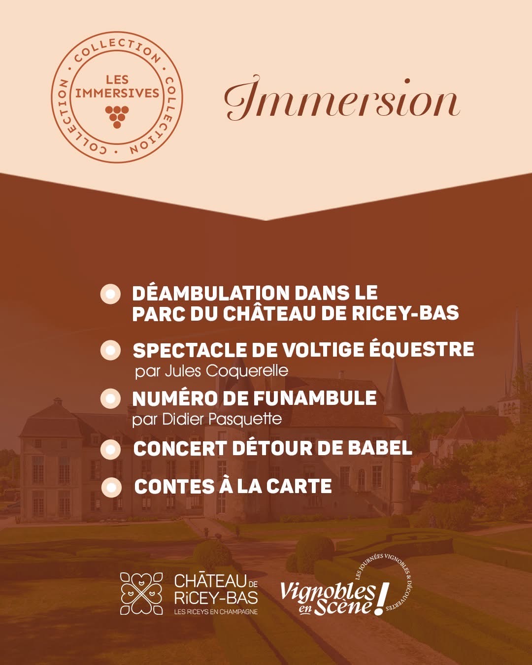 Fête de l'automne chez nos Aubassadeurs du Château de Ricey-Bas.