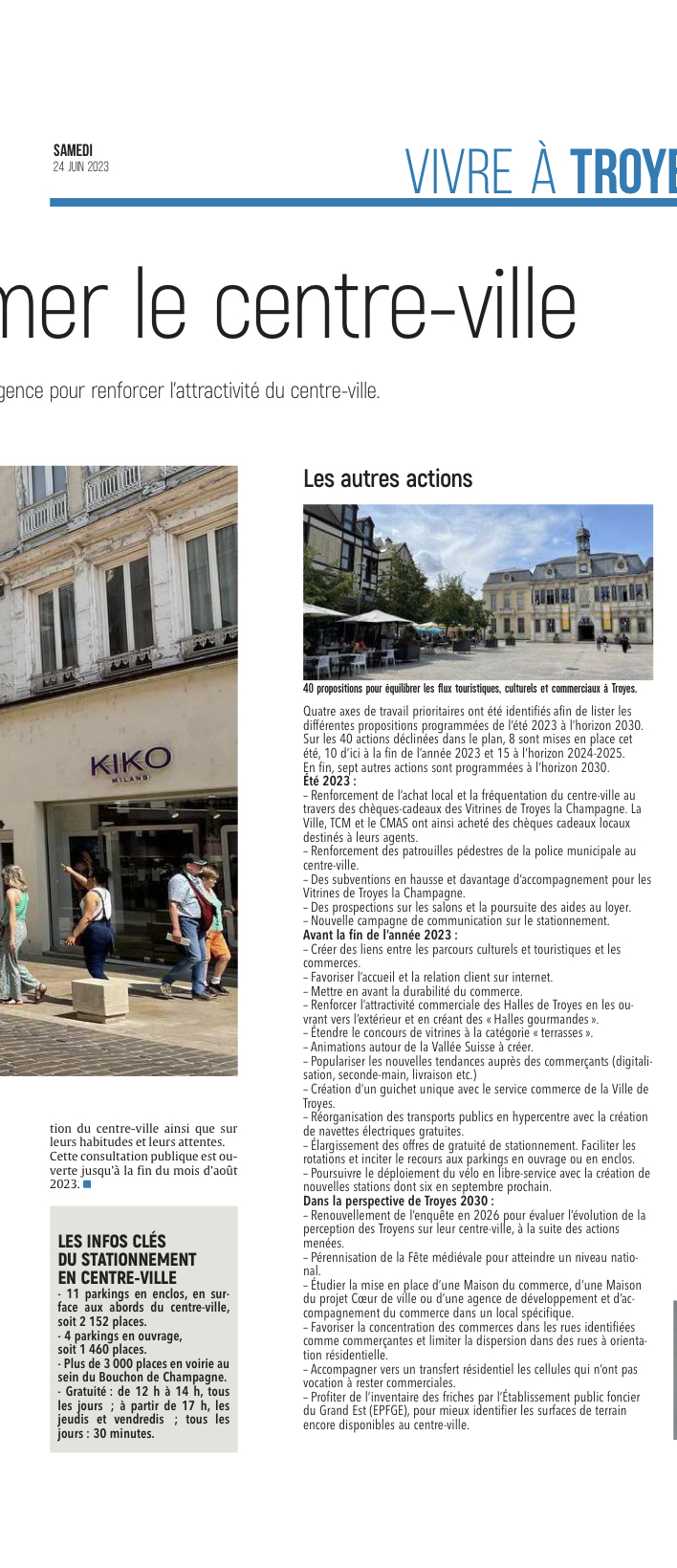Troyes : les cinq mesures chocs pour ranimer le centre-ville.