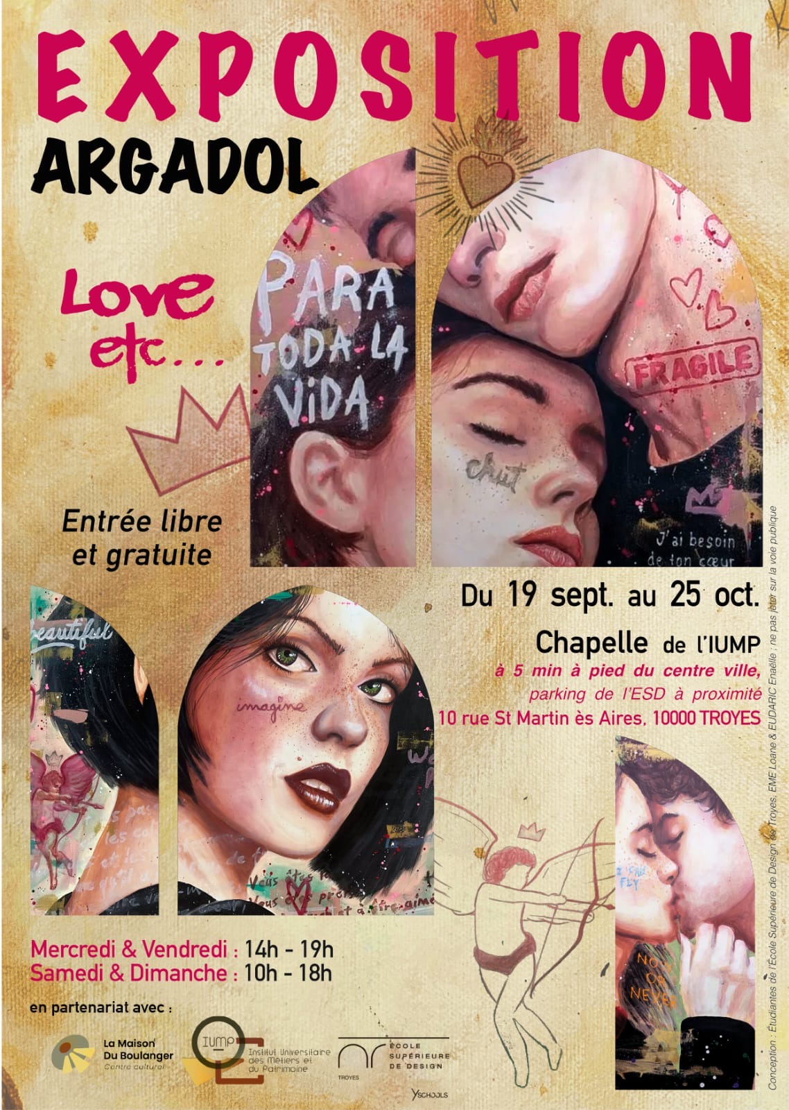 Exposition Love etc… Para Toda La Vida - Argadol, pépite Arts Visuels