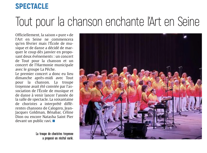 Tout pour la chanson enchante l’Art en Seine.