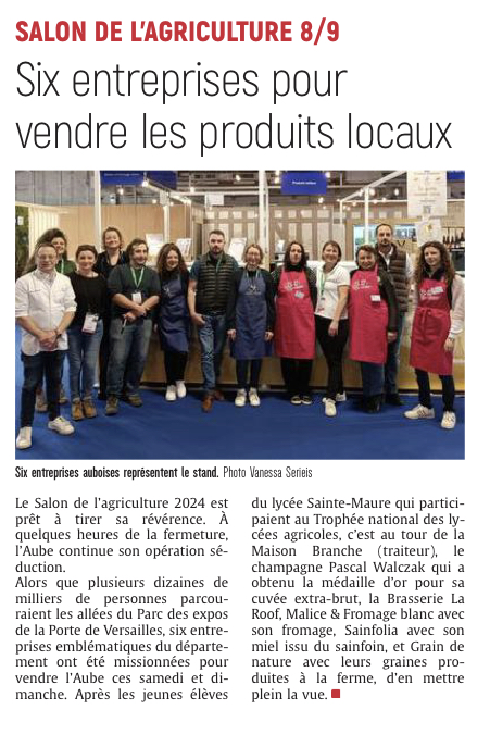 Six entreprises pour vendre des produits locaux