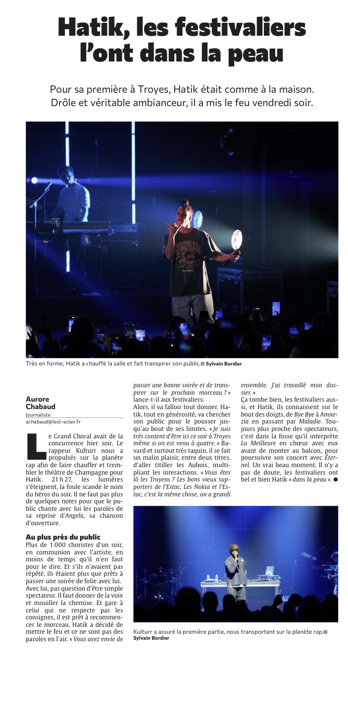 Hatik, les festivaliers l’ont dans la peau
